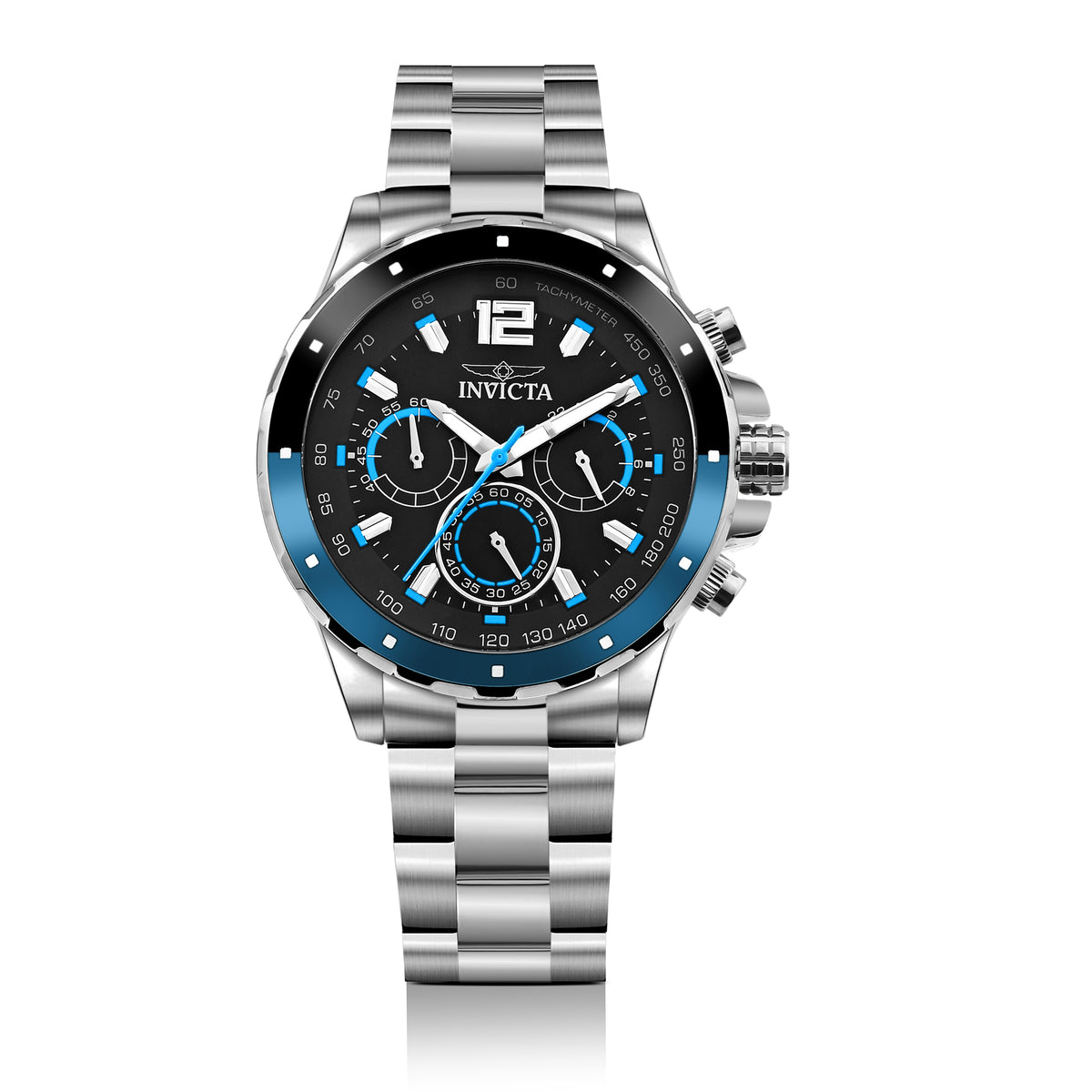 Invicta Speedway Quartz Black Dial Watch For Gents - 49364