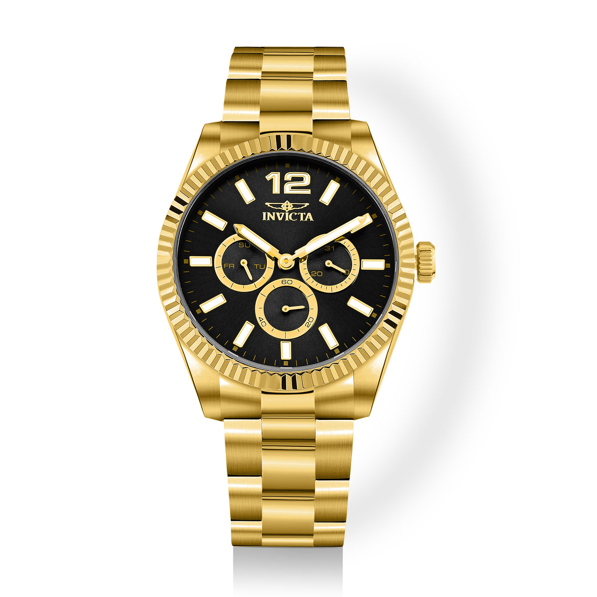 Invicta Specialty Quartz Black Dial Analog Watch For - Gents 49519