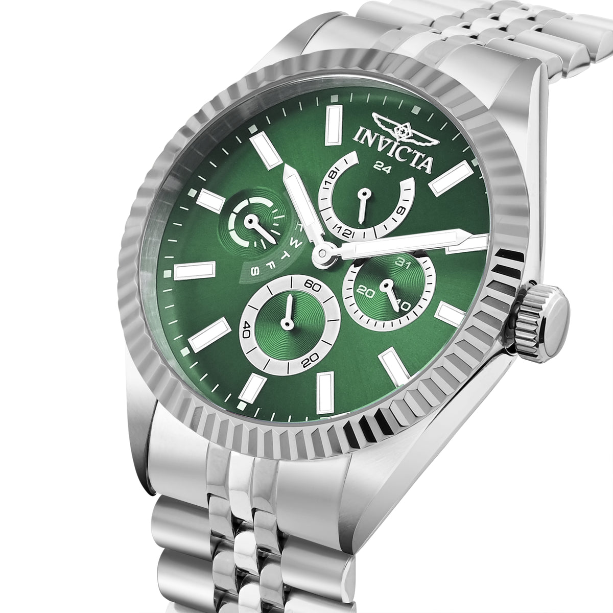 Invicta Specialty Quartz Green Dial Analog Watch For - Gents 49535