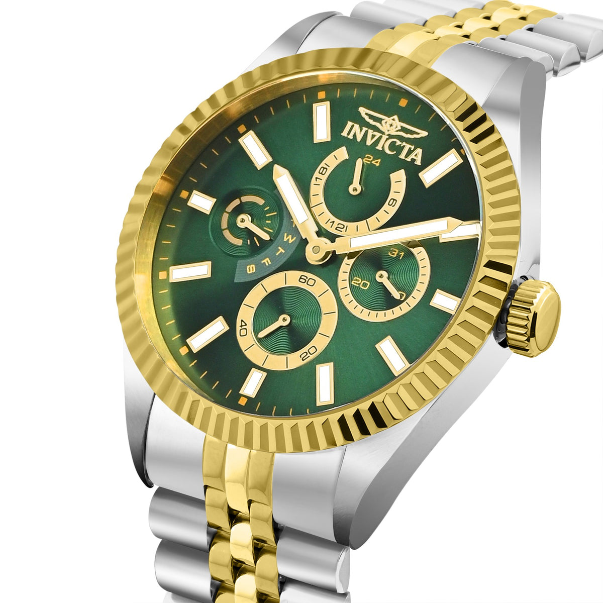 Invicta Specialty Quartz Green Dial Analog Watch For - Gents 49539