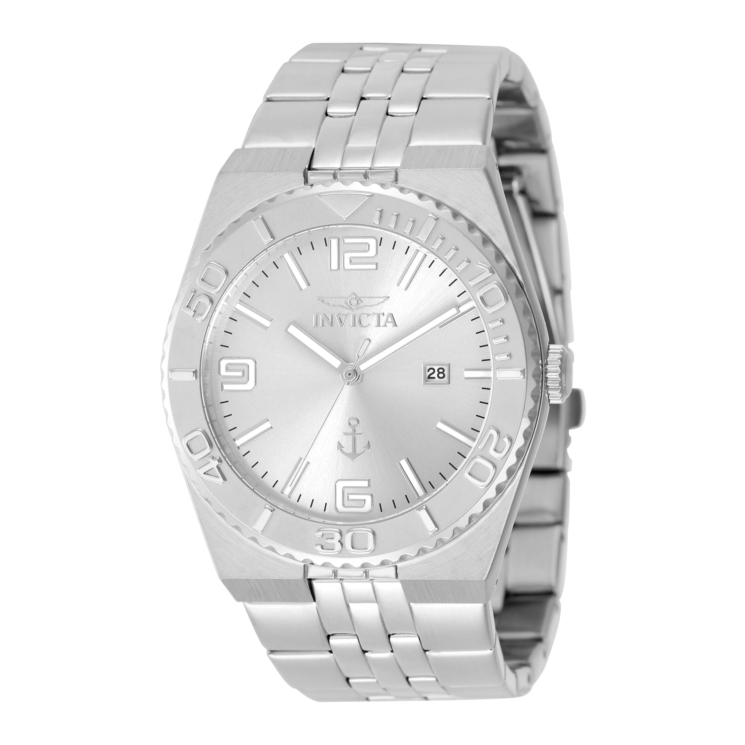 INVICTA Ocen Voyage Quartz Movement Silver Analog Dial Watch For Gents- 50154