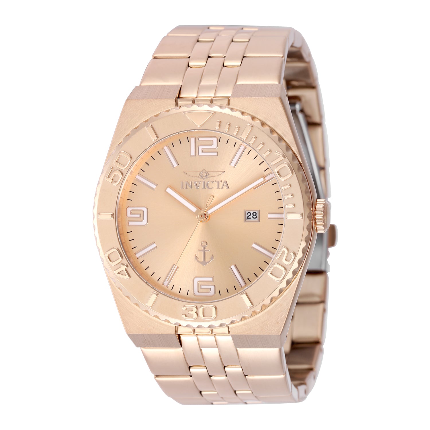 INVICTA Ocen Voyage Quartz Movement Rose Gold Analog Dial Watch For Gents- 50157