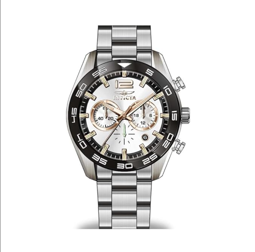 INVICTA Speedway Quartz Movement Silver Analog Dial Watch For Gents- 50178