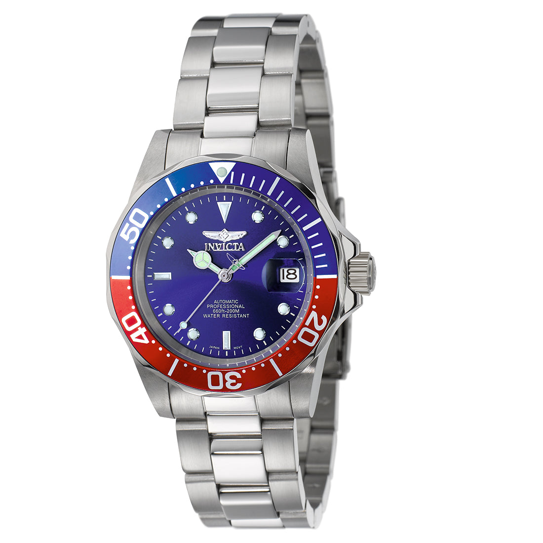 Invicta MenS Silver Stainless Steel Analogue Watch - 5053