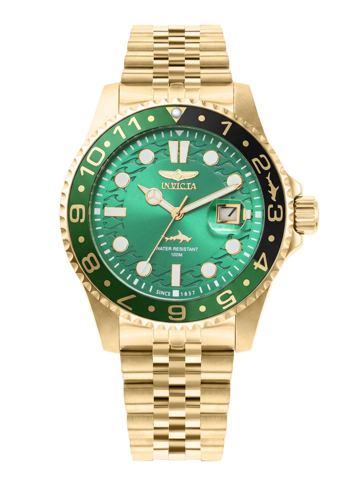 Invicta by Activa Pro Driver Green Dial Analog Watch - For Gents 50810