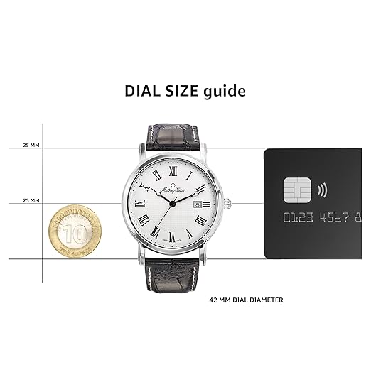 Mathey-Tissot Swiss Made Analog White Dial Mens Watch-HB611251ABR