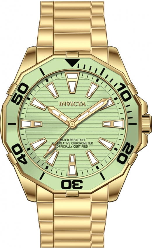 Invicta Pro Diver Quartz Green Dial Analog Watch For - Gents 69240