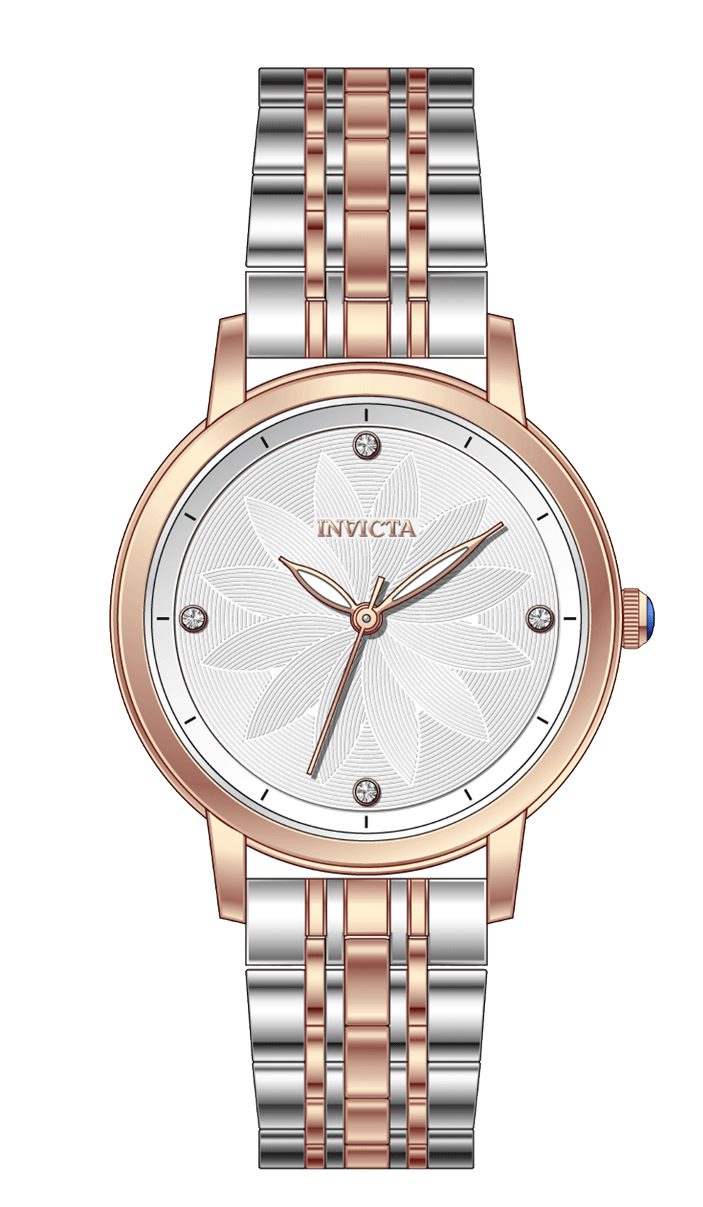 INVICTA Wildflower Quartz Movement White Analog Dial Watch For Ladies- 69297