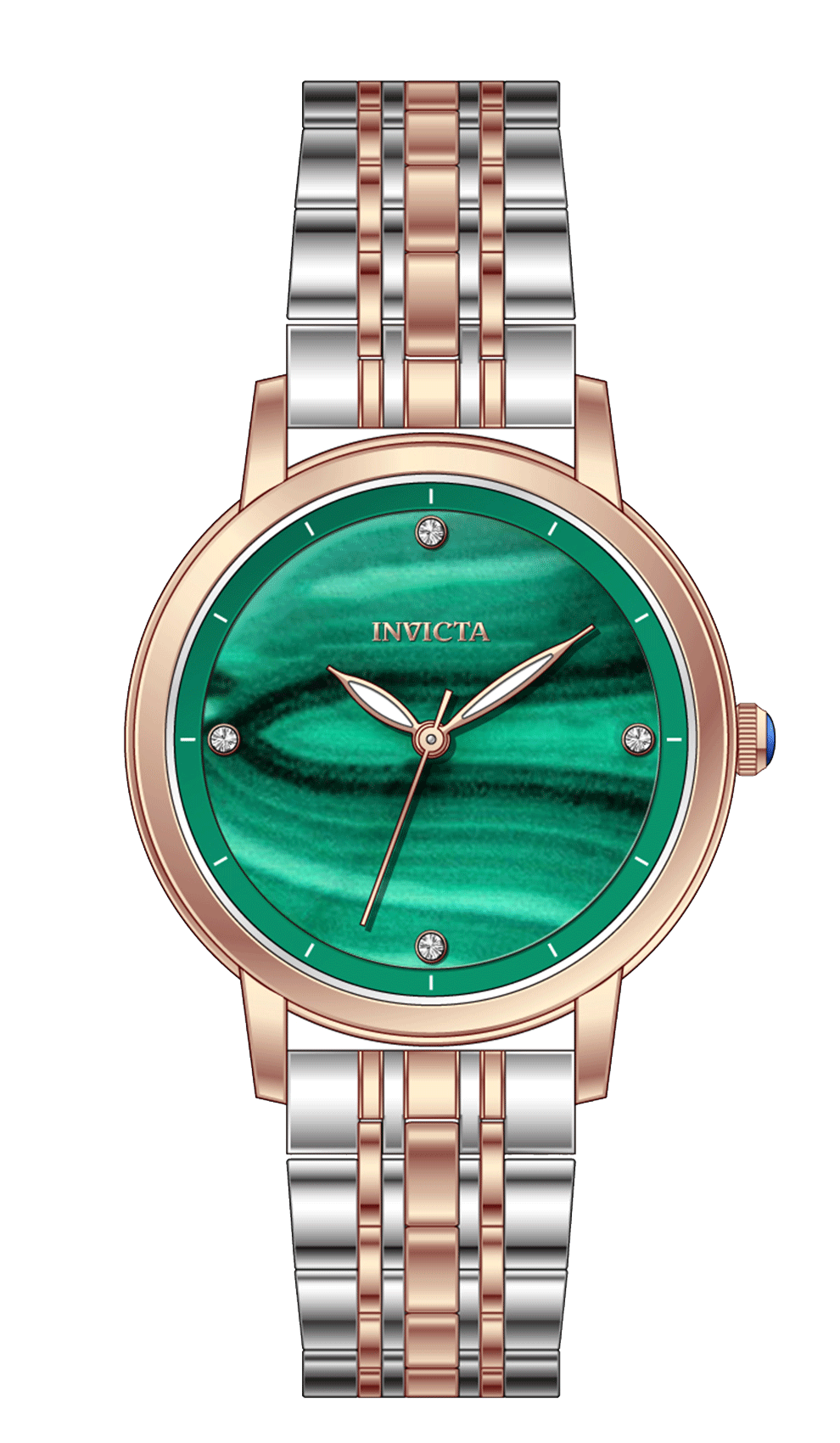 INVICTA Wildflower Quartz Movement Green Analog Dial Watch For Ladies- 69298