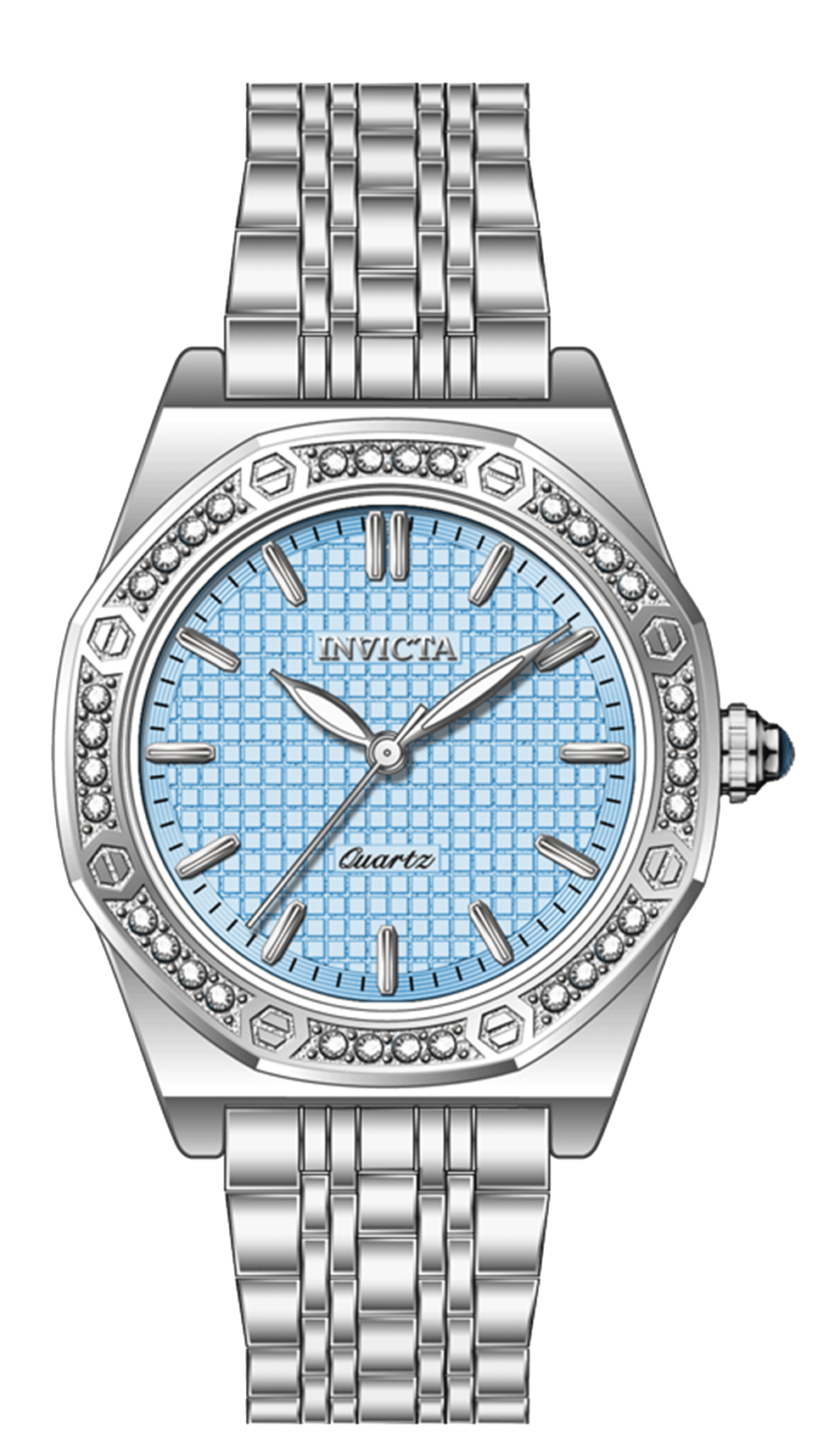INVICTA Wildflower Quartz Movement Blue Analog Dial Watch For Ladies- 69376
