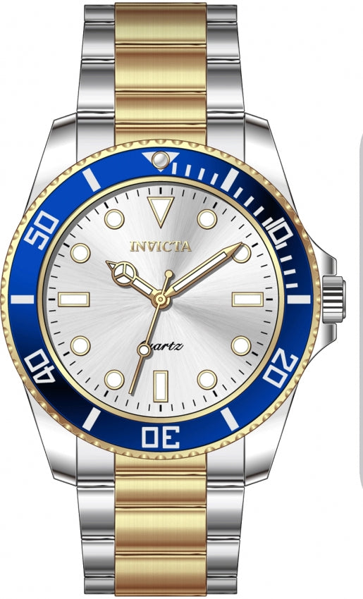 Invicta Pro Diver Quartz Silver Dial Analog Watch For - Gents 69398
