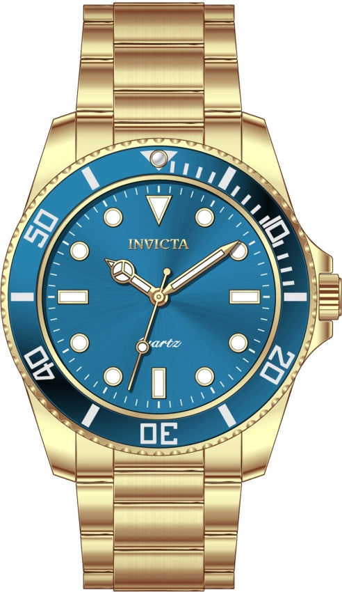 Invicta Pro Diver Quartz Blue Dial Analog Watch For - Gents 69400