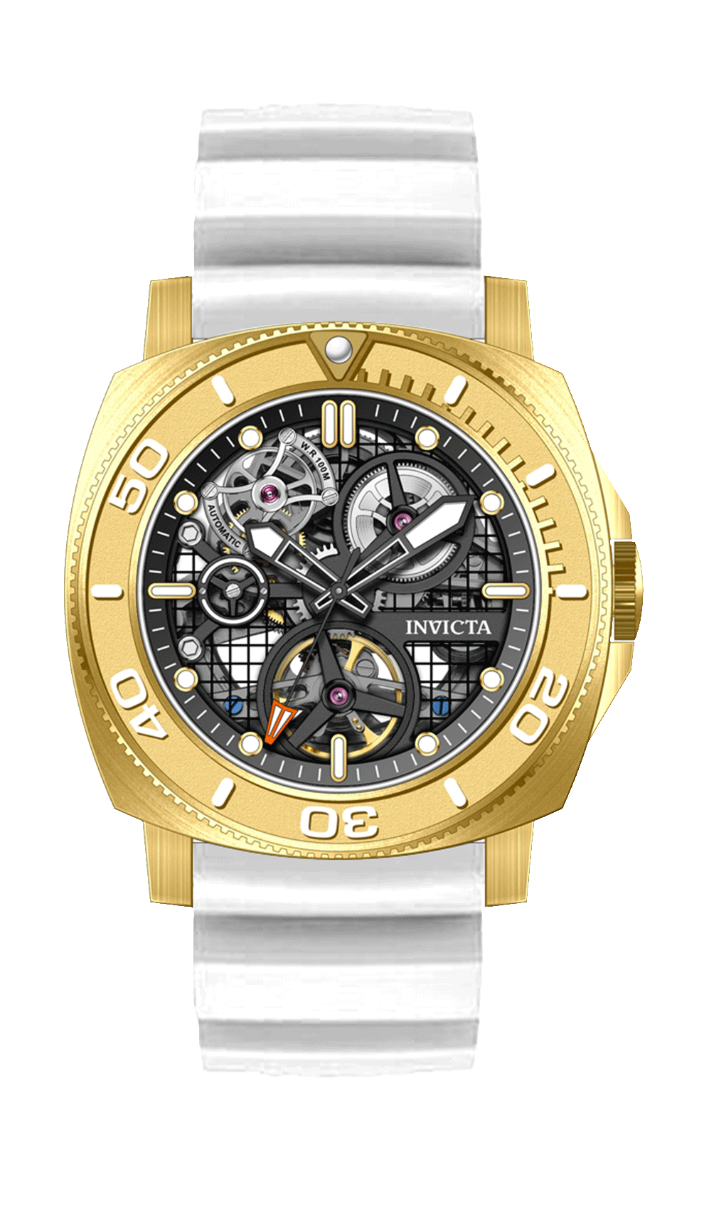 INVICTA Sea Hunter Automatic Movement Black Analog Dial Watch For Gents- 69464