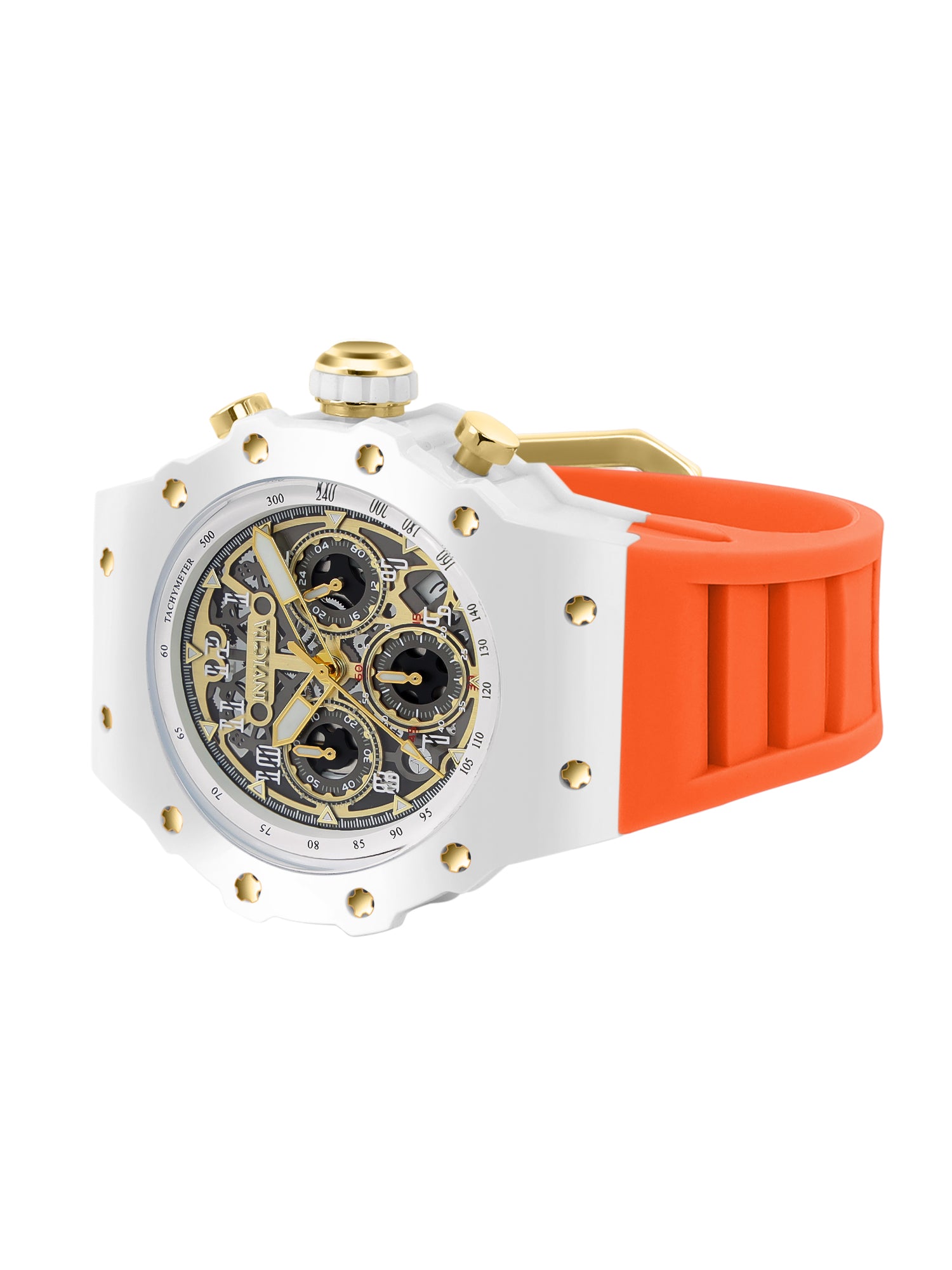 Invicta Racing Quartz Gold Dial Analog Watch For Gents - 69651