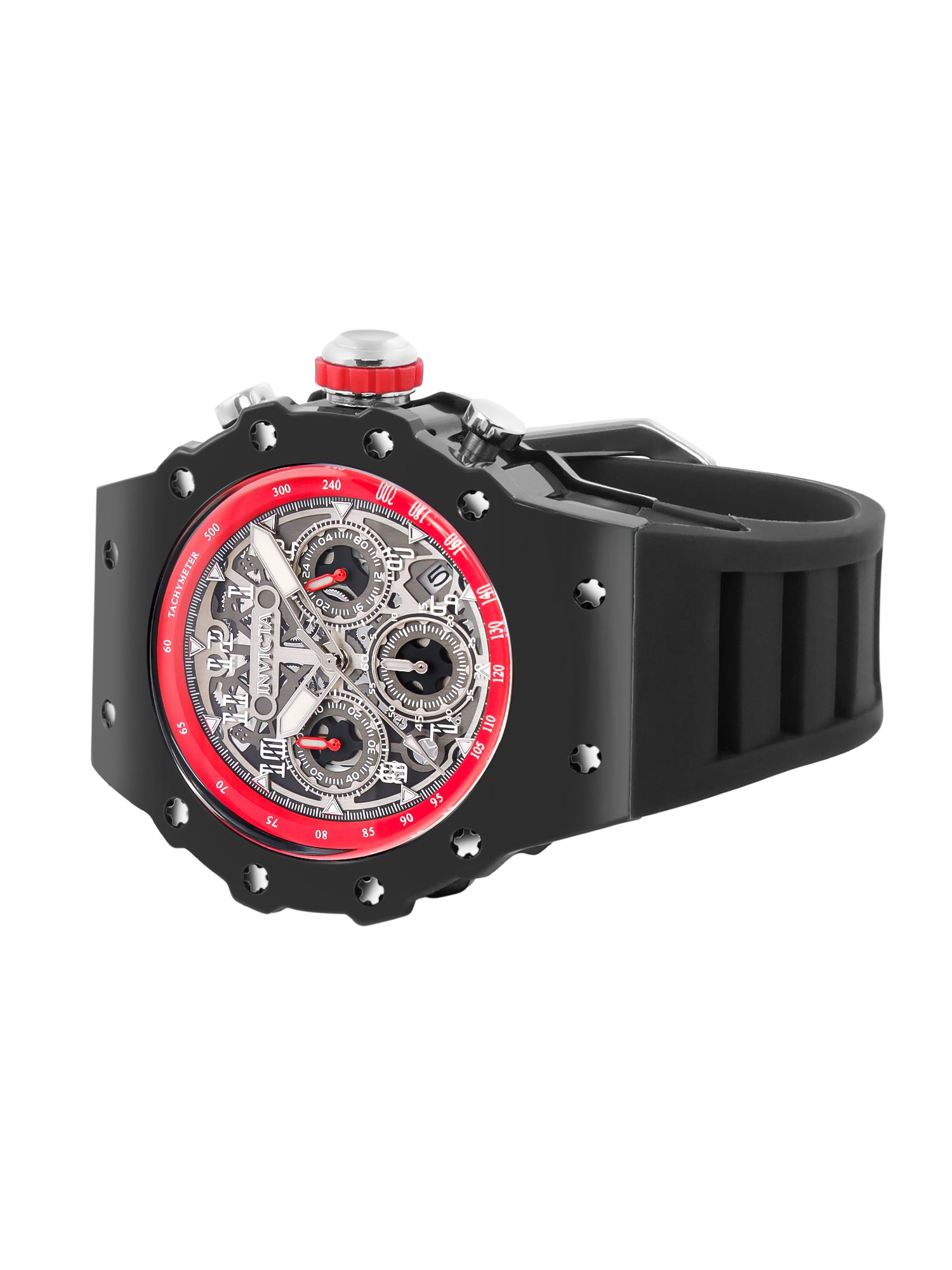 Invicta Racing Quartz Silver Dial Analog Watch For Gents - 69658
