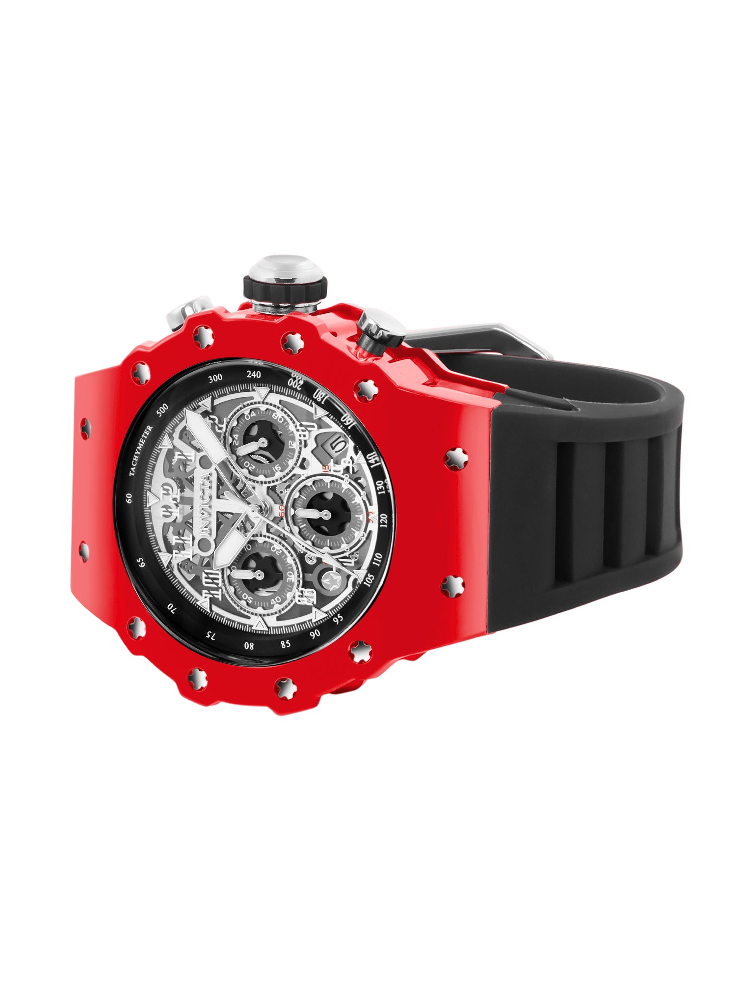 Invicta Racing Quartz Silver Dial Analog Watch For Gents - 69648