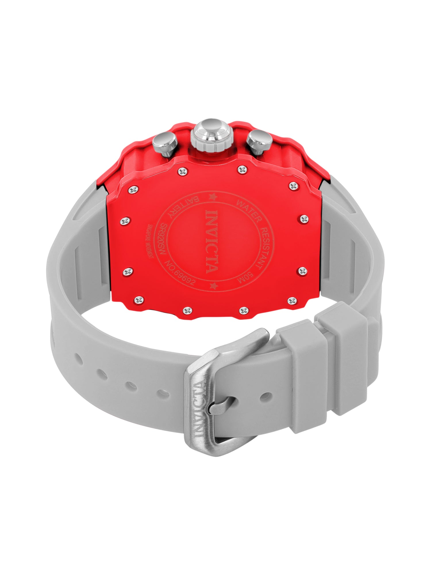 Invicta Racing Quartz Silver Dial Analog Watch For Gents - 69692