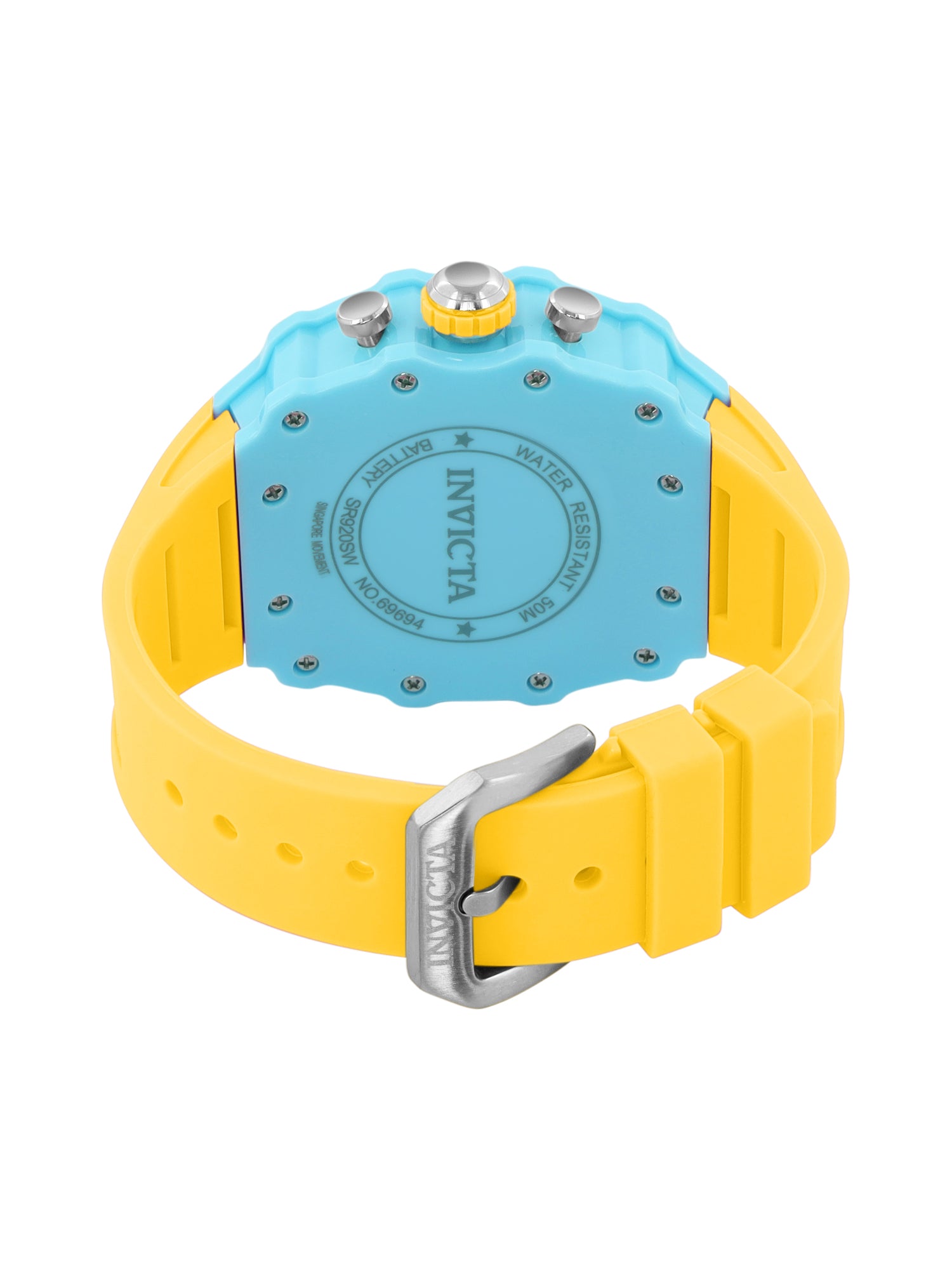 Invicta Racing Quartz Silver Dial Analog Watch For Gents - 69694