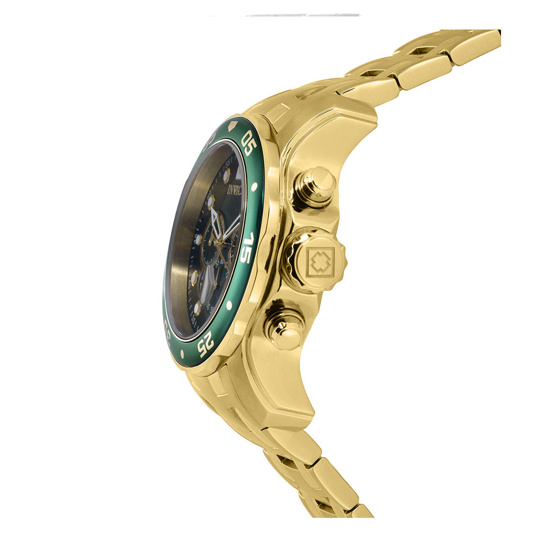 Invicta Pro-Diver Analog Green Dial MenS Watch-0075