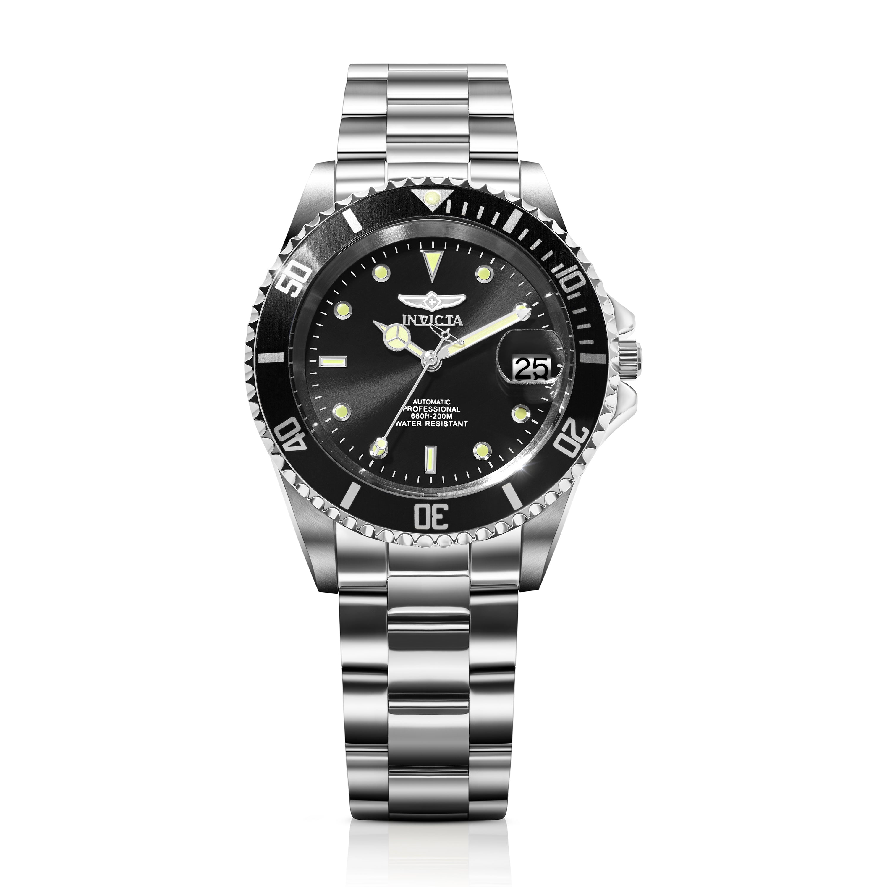 Invicta Pro-Diver Analog Black Dial Men&