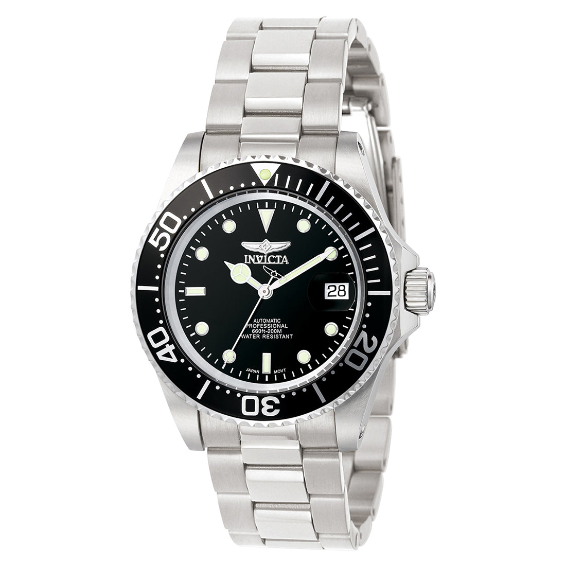 Invicta Pro-Diver Analog Black Dial Men&