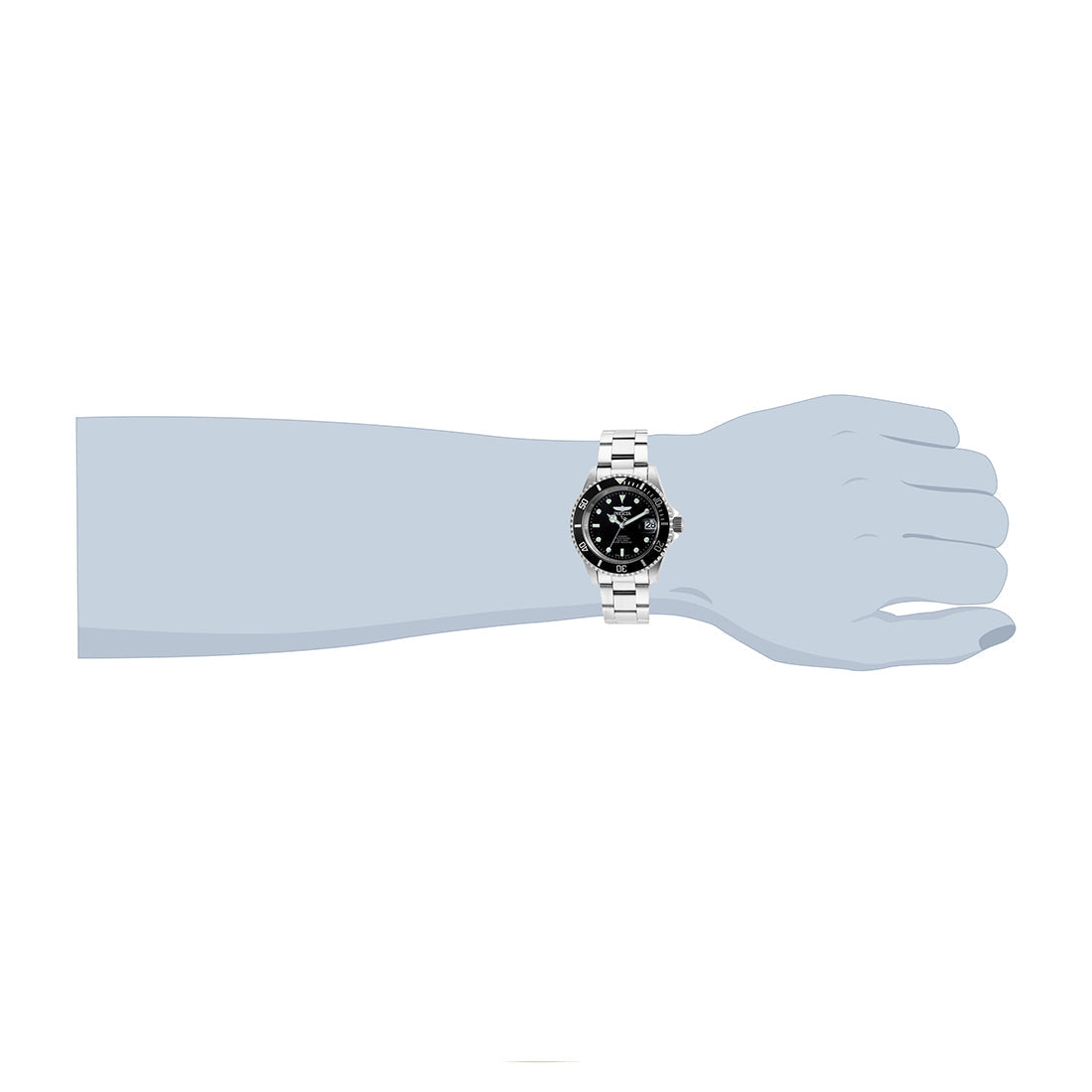 Invicta Pro-Diver Analog Black Dial Men&