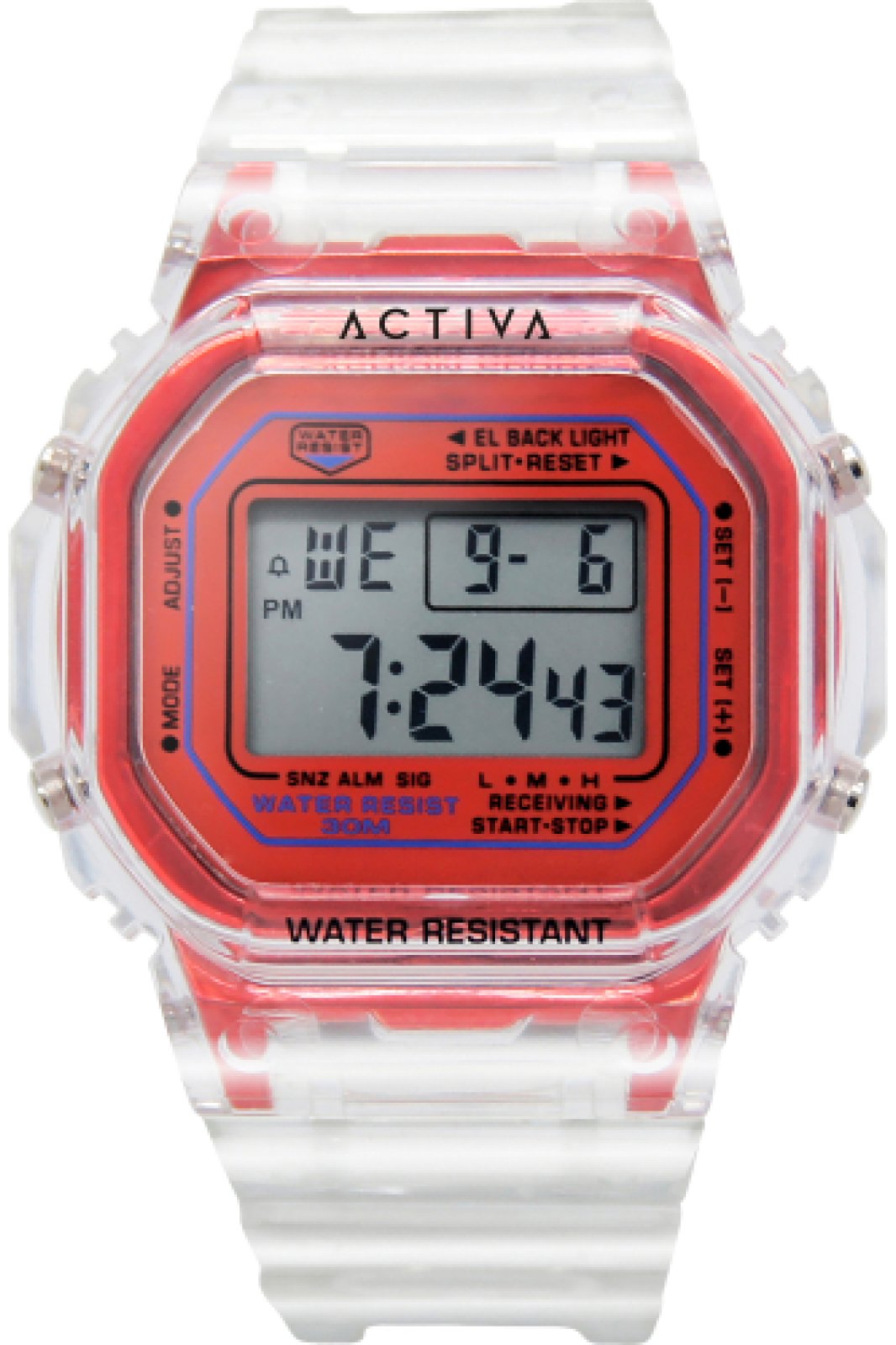 Invicta Digital Essentials Quartz Red Dial Analog Watch For Gents - ACW424-009