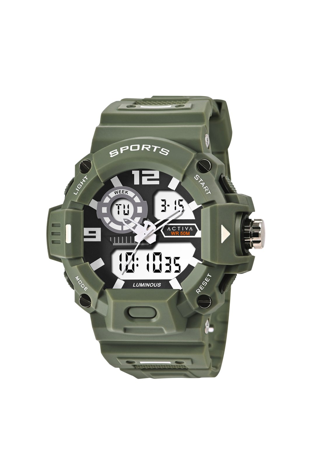 Activa By Invicta Black Dial Digital Watch For Unisex - ACW496-003