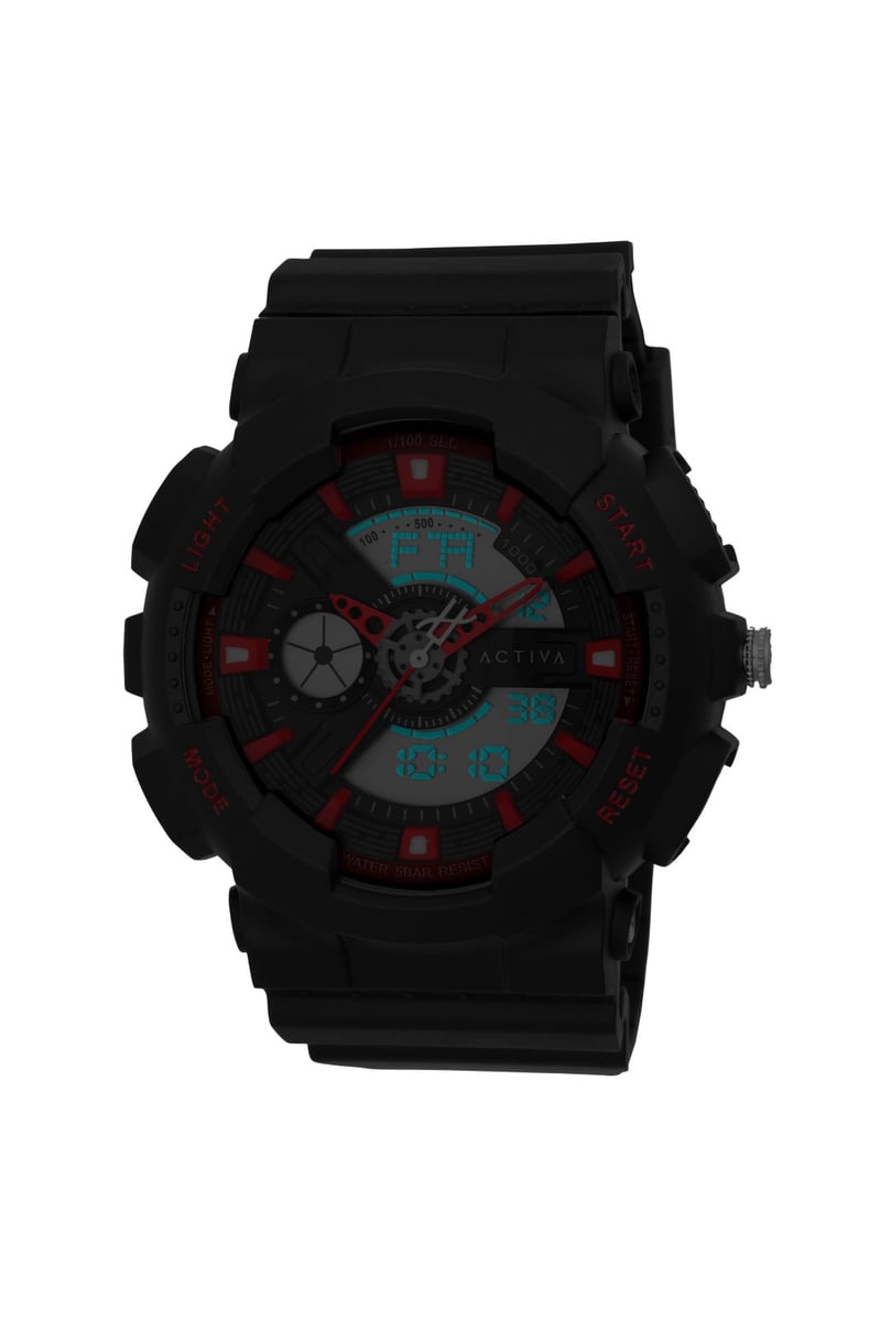 Activa By Invicta Black Dial Digital Watch For Unisex - ACW498-001