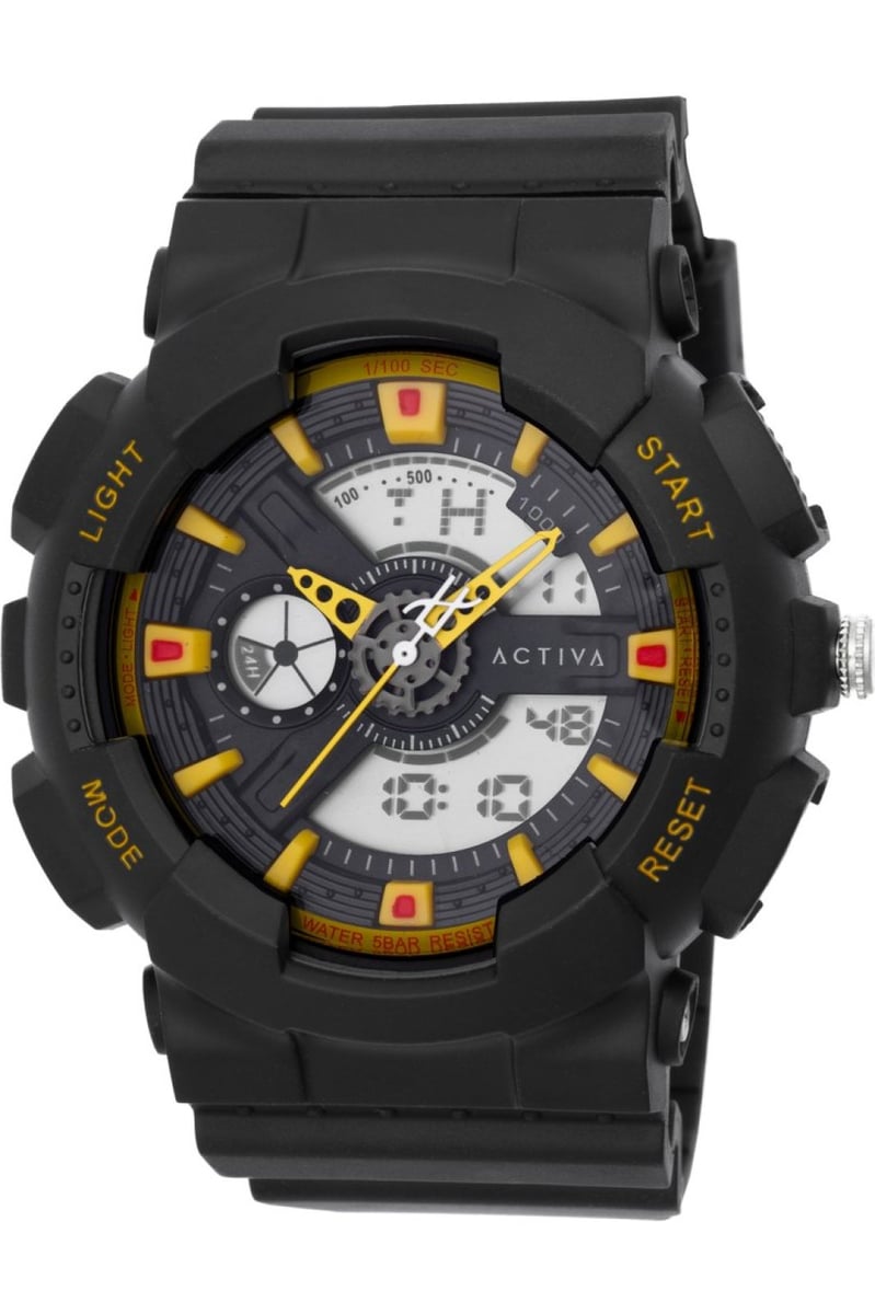 Activa By Invicta Black Dial Digital Watch For Unisex - ACW498-002