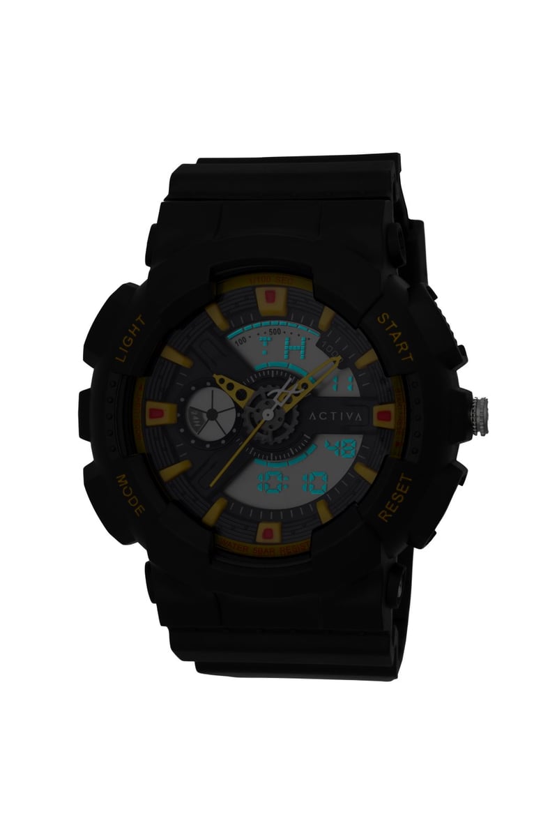 Activa By Invicta Black Dial Digital Watch For Unisex - ACW498-002
