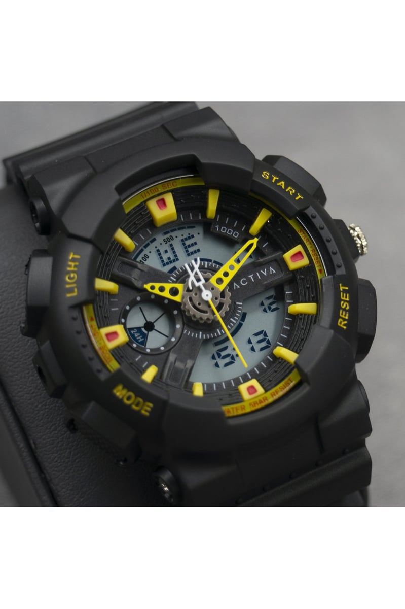 Activa By Invicta Black Dial Digital Watch For Unisex - ACW498-002