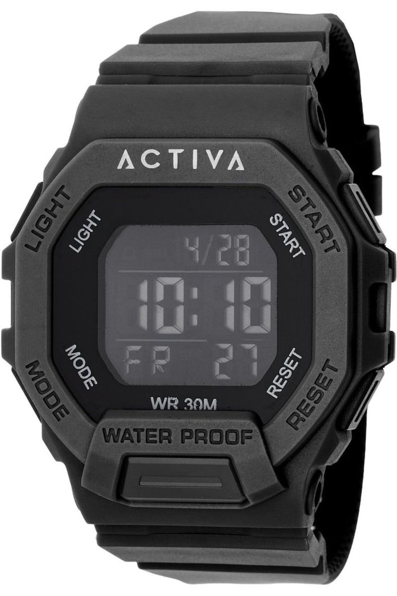 Activa By Invicta Black Dial Digital Watch For Unisex - ACW513-003