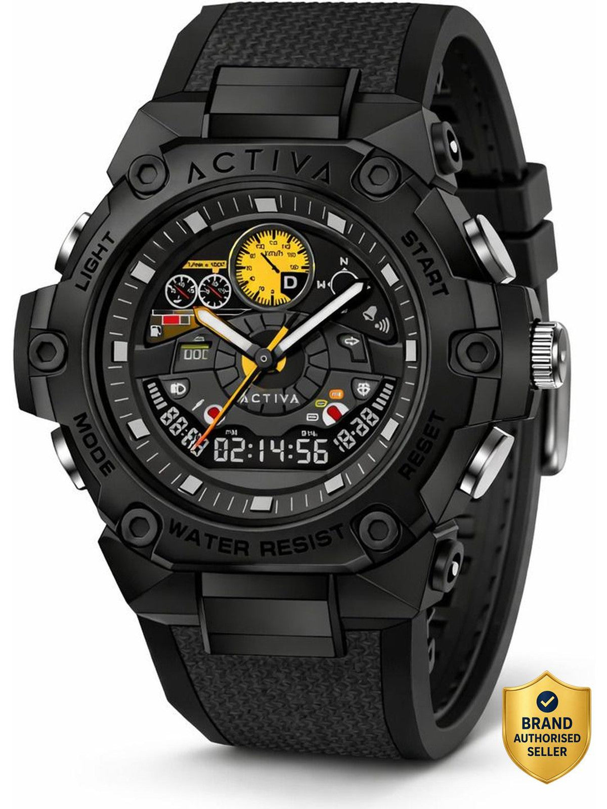 Invicta By Activa Digital Essentials Black Dial Digital Watch For Gents - ACW8092-001