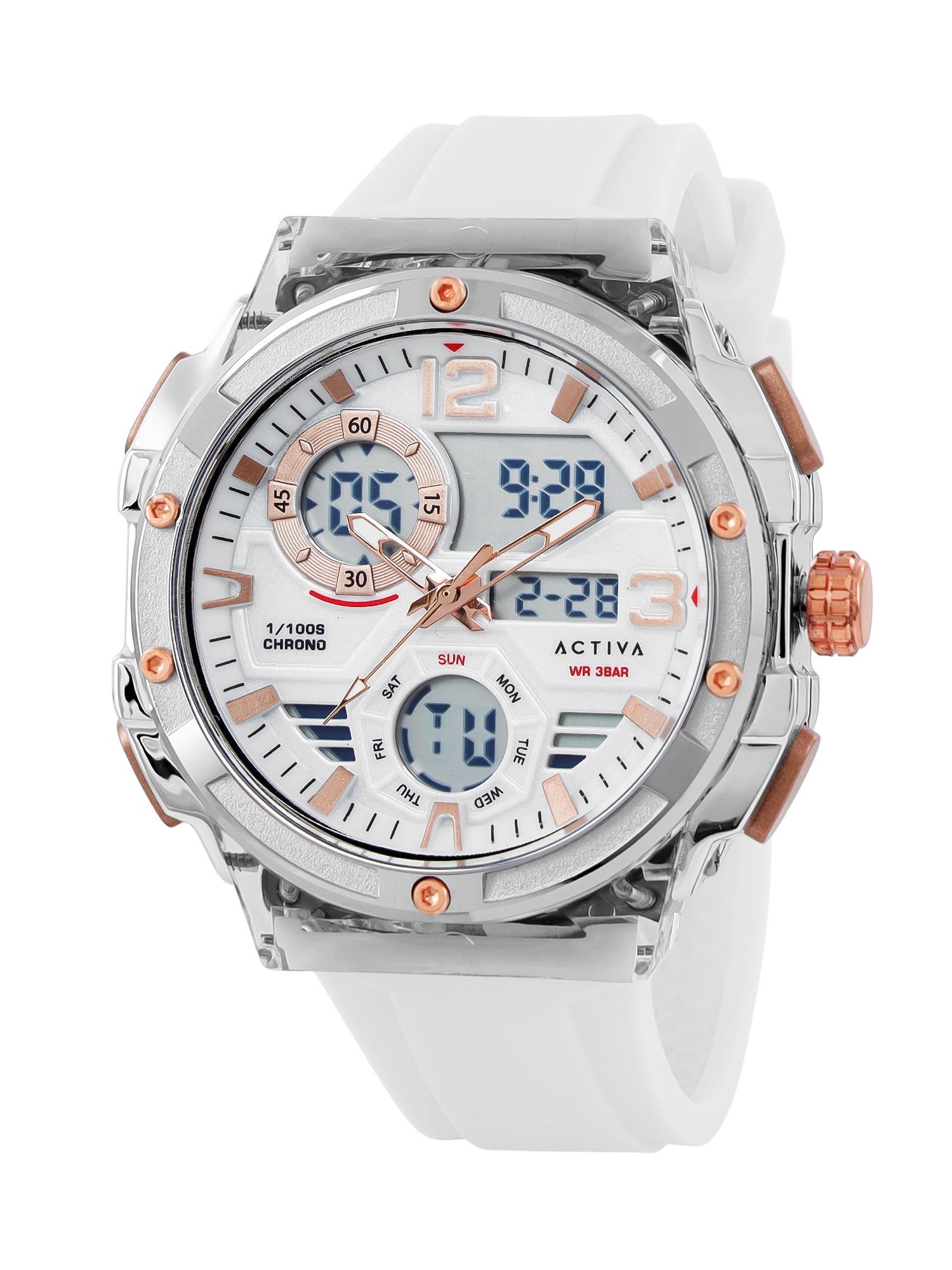Invicta By Activa Digital Essentials Multicolor Dial Digital Watch For Gents - ACW8118-002