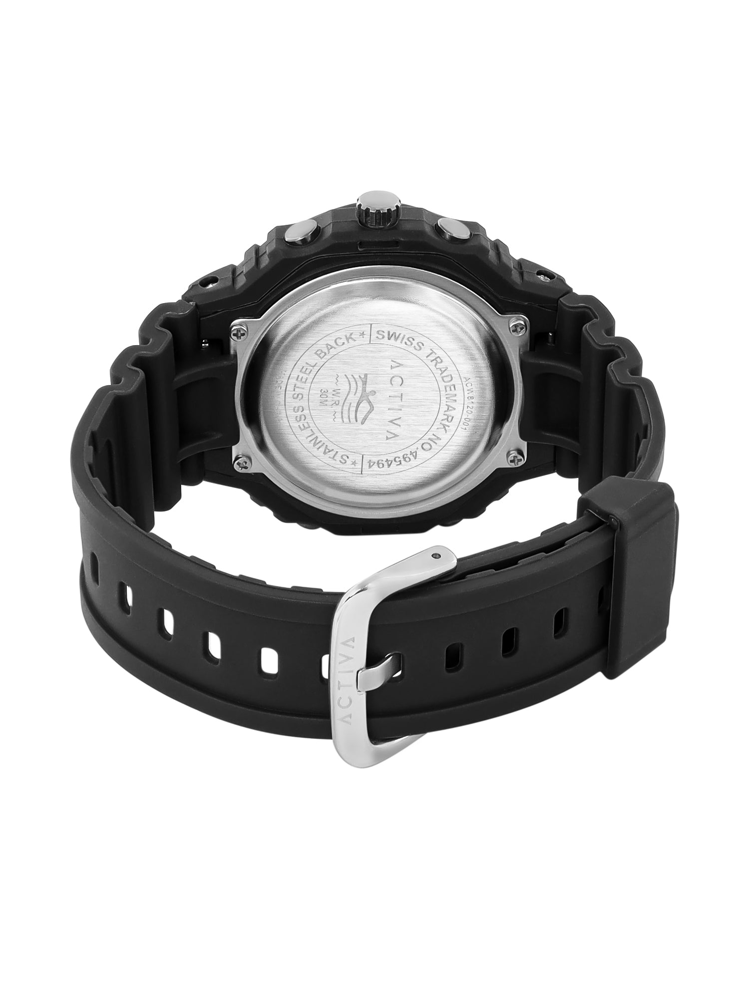 Invicta By Activa Digital Essentials Black Dial Digital Watch For Gents - ACW8120-001