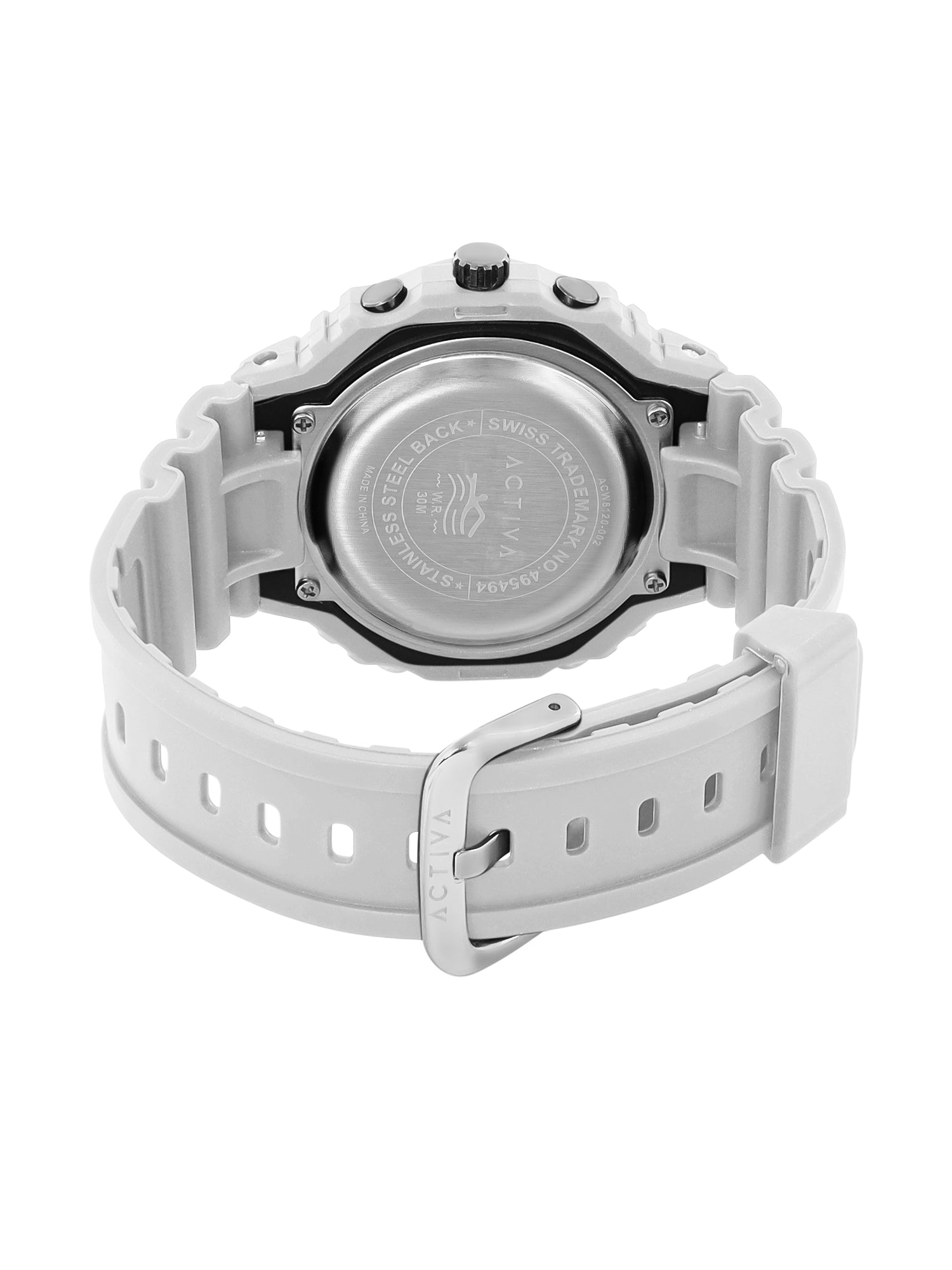 Invicta By Activa Digital Essentials White Dial Digital Watch For Gents - ACW8120-002
