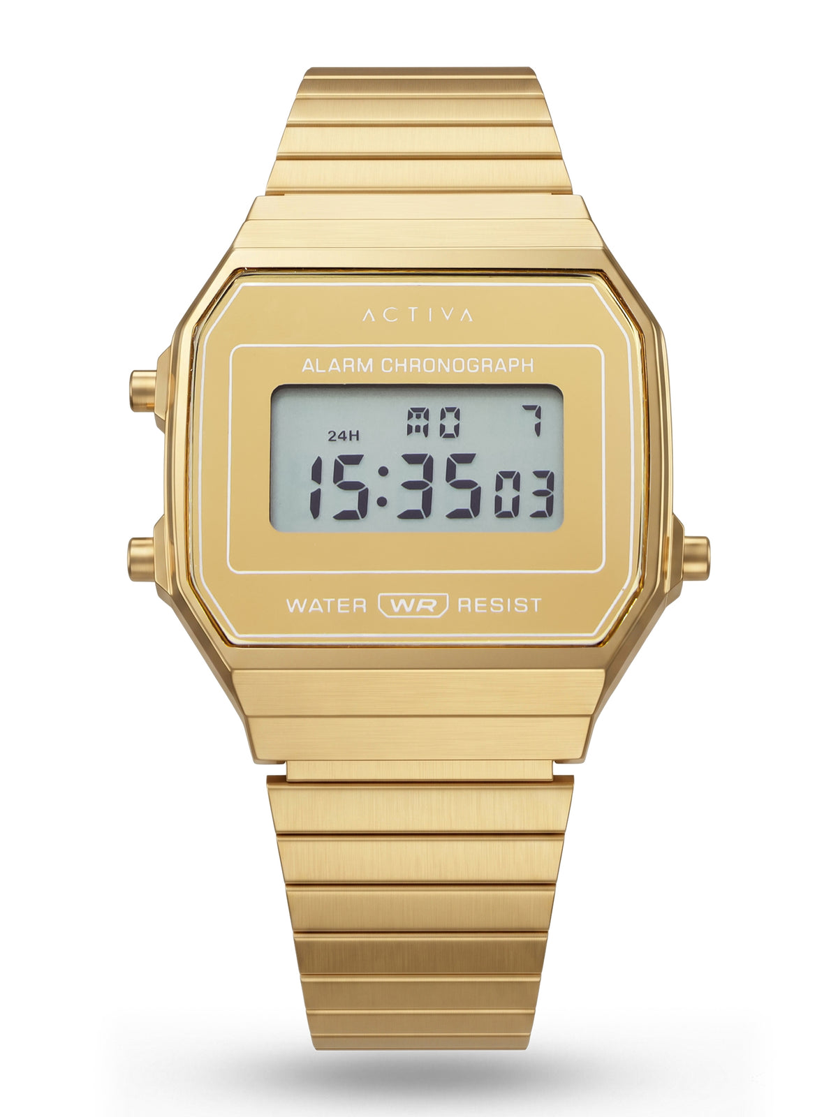 Invicta by Activa Digital Essentials Gold Dial Analog Watch - For Ladies ACWV001