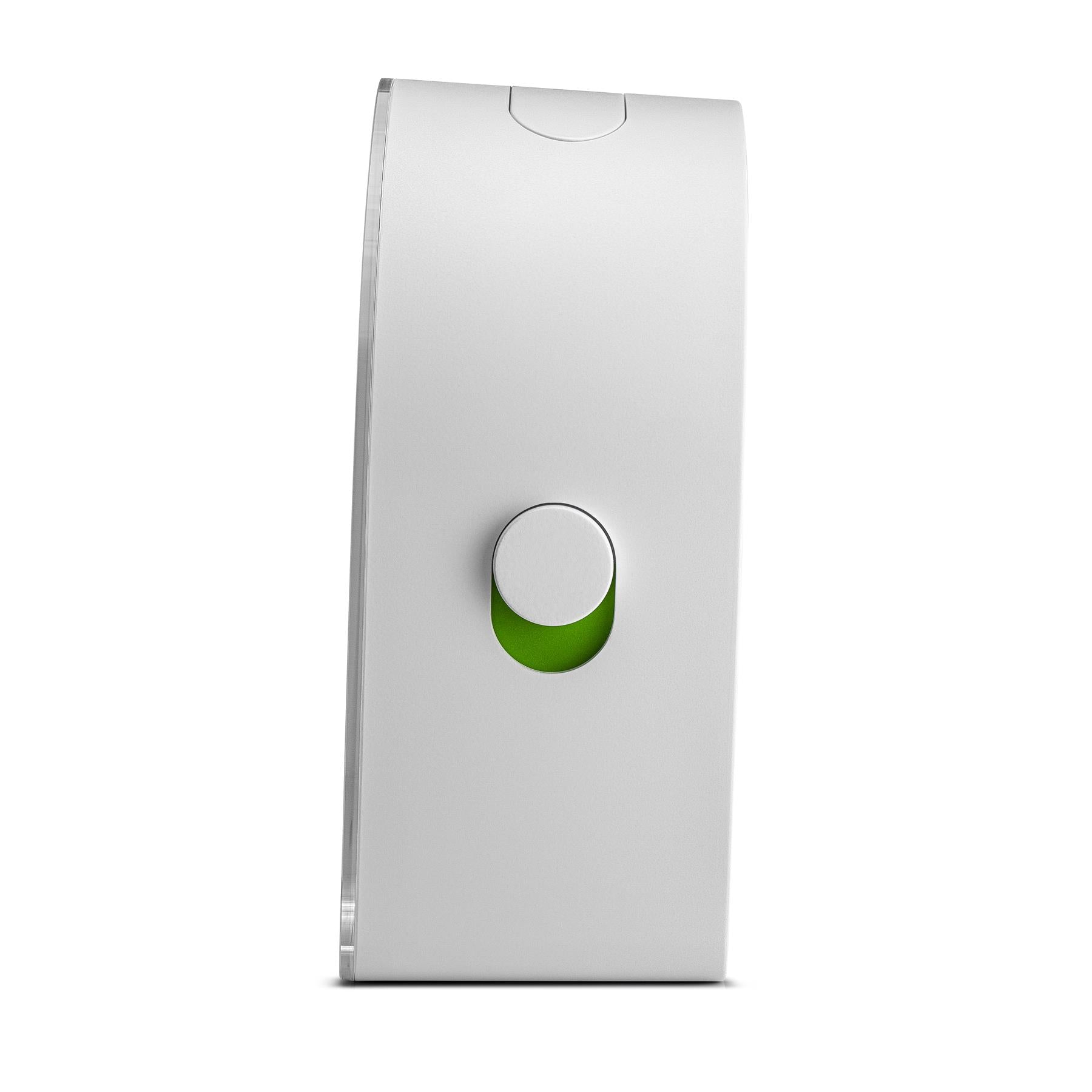 Braun Classic Clock with Snooze and Continuous Backlight, Crescendo Beep in White - BC22W