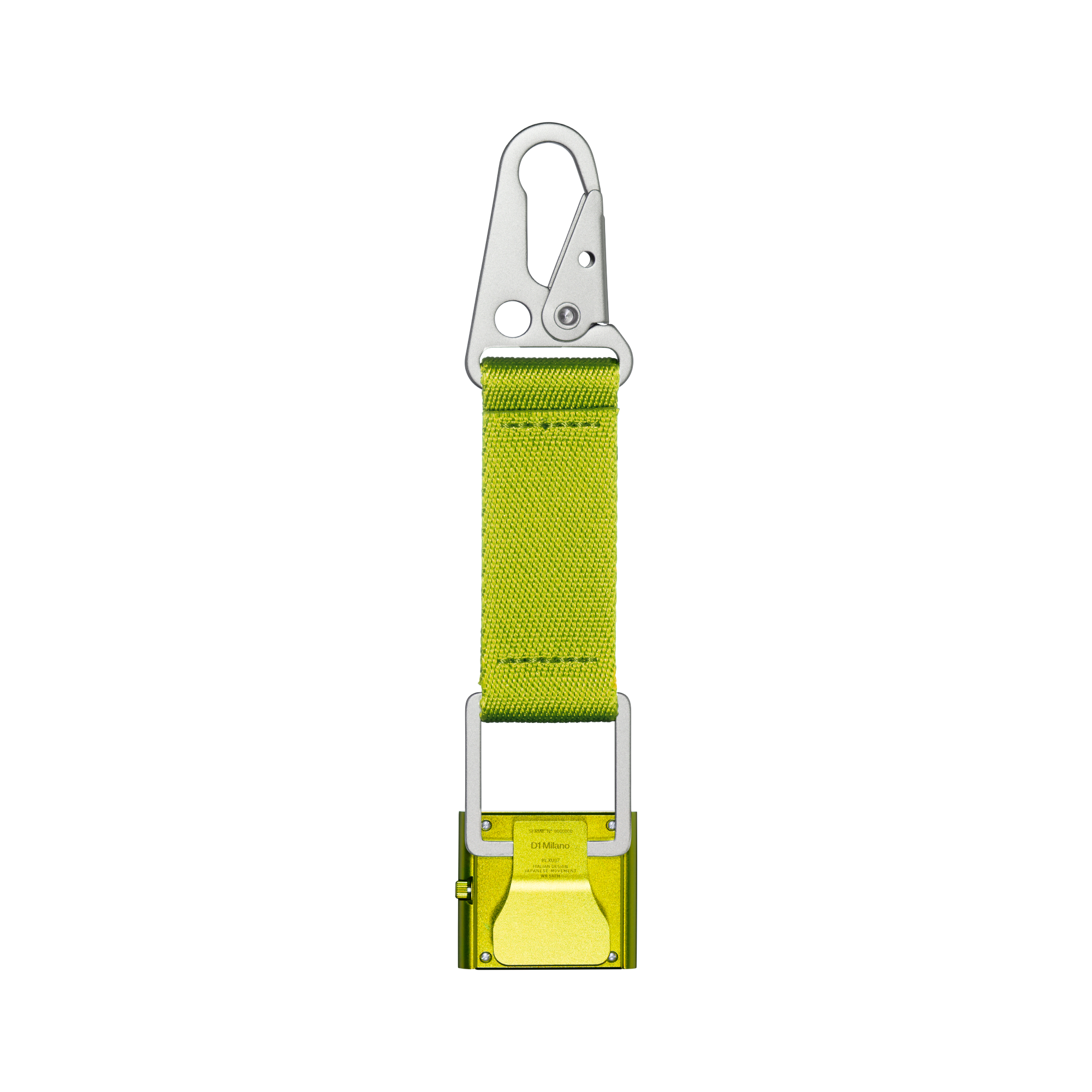 D1 Milano Block Green Aluminum Case Unisex Watch - BLXU03