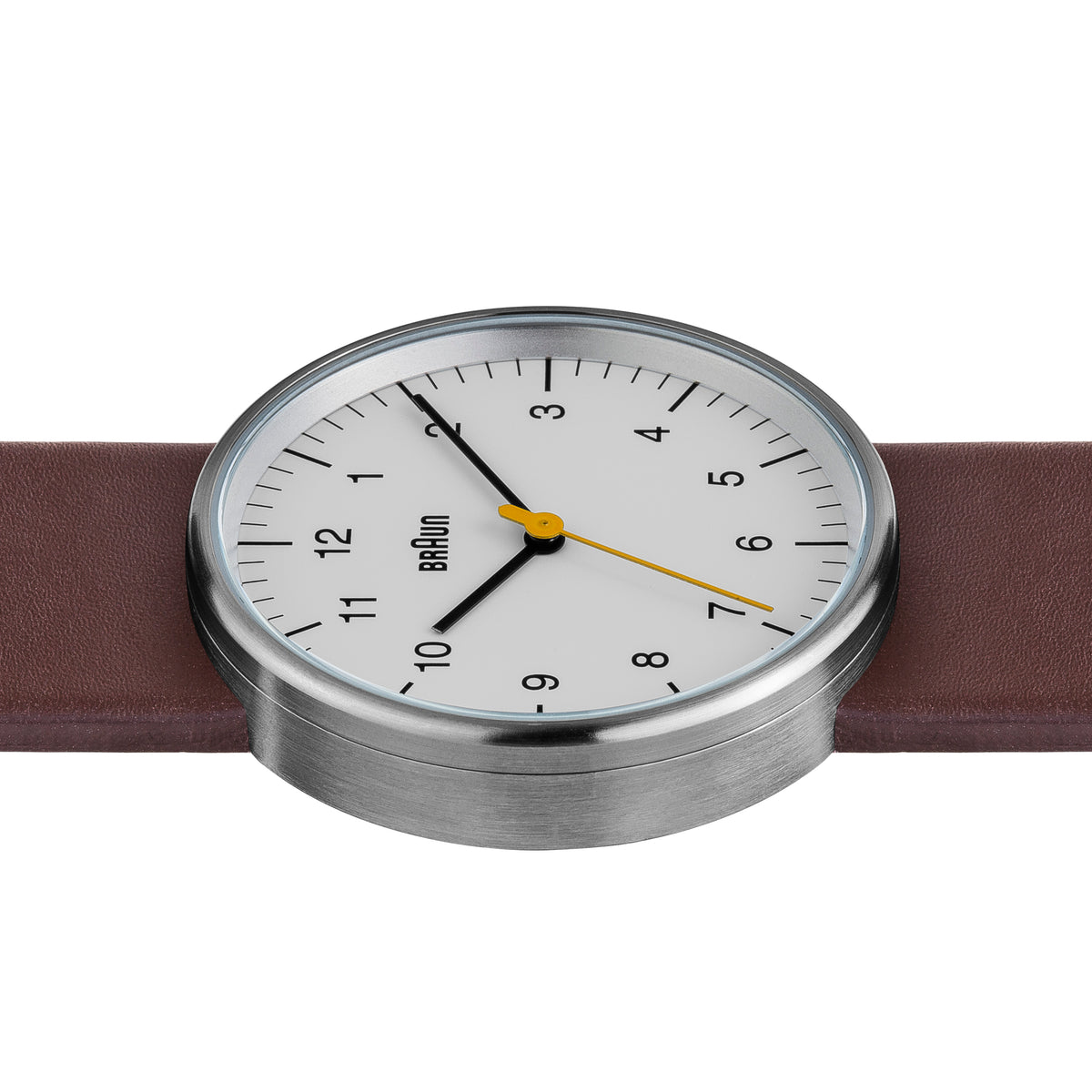 Braun Quartz Classic Watch with Brown Leather Strap - BN0021WHBRG