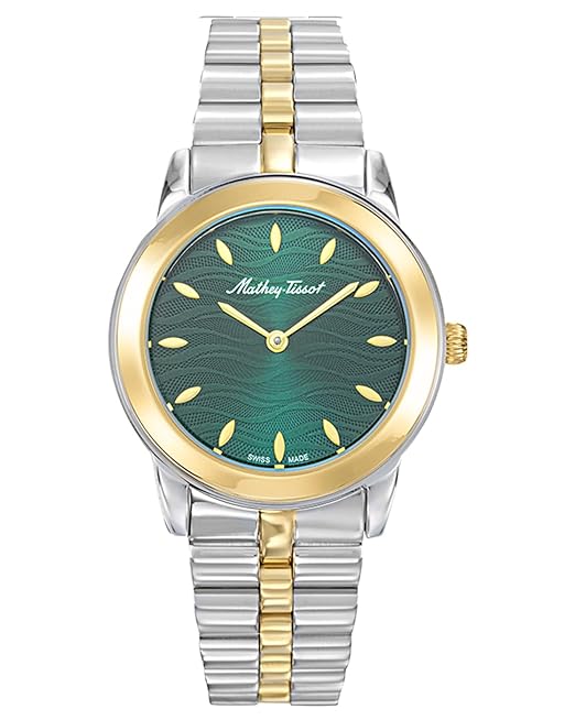 Mathey-Tissot Green Dial Quartz Watch for Women -D10860BYV
