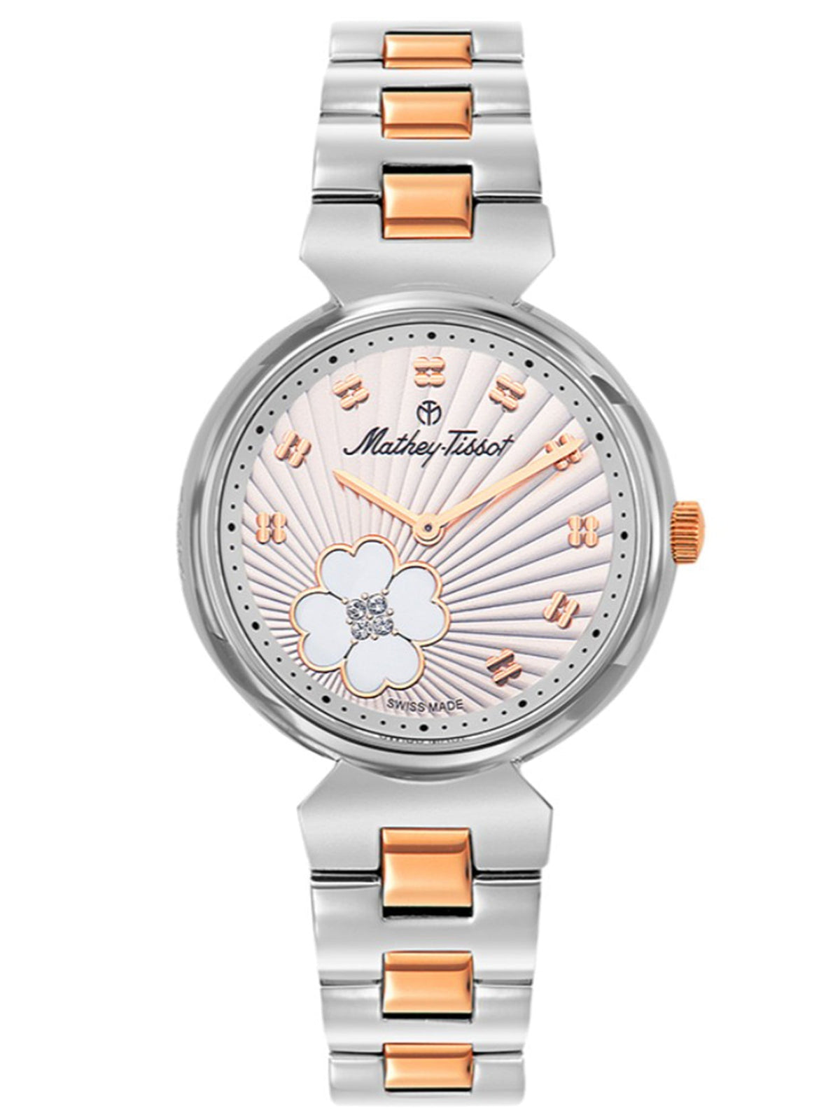 Mathey-Tissot Analog Silver Dial Women's Watch-D1089BI
