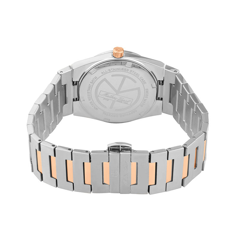 Mathey-Tissot Swiss Made White Dial Analog Watch For Women - D118SBI