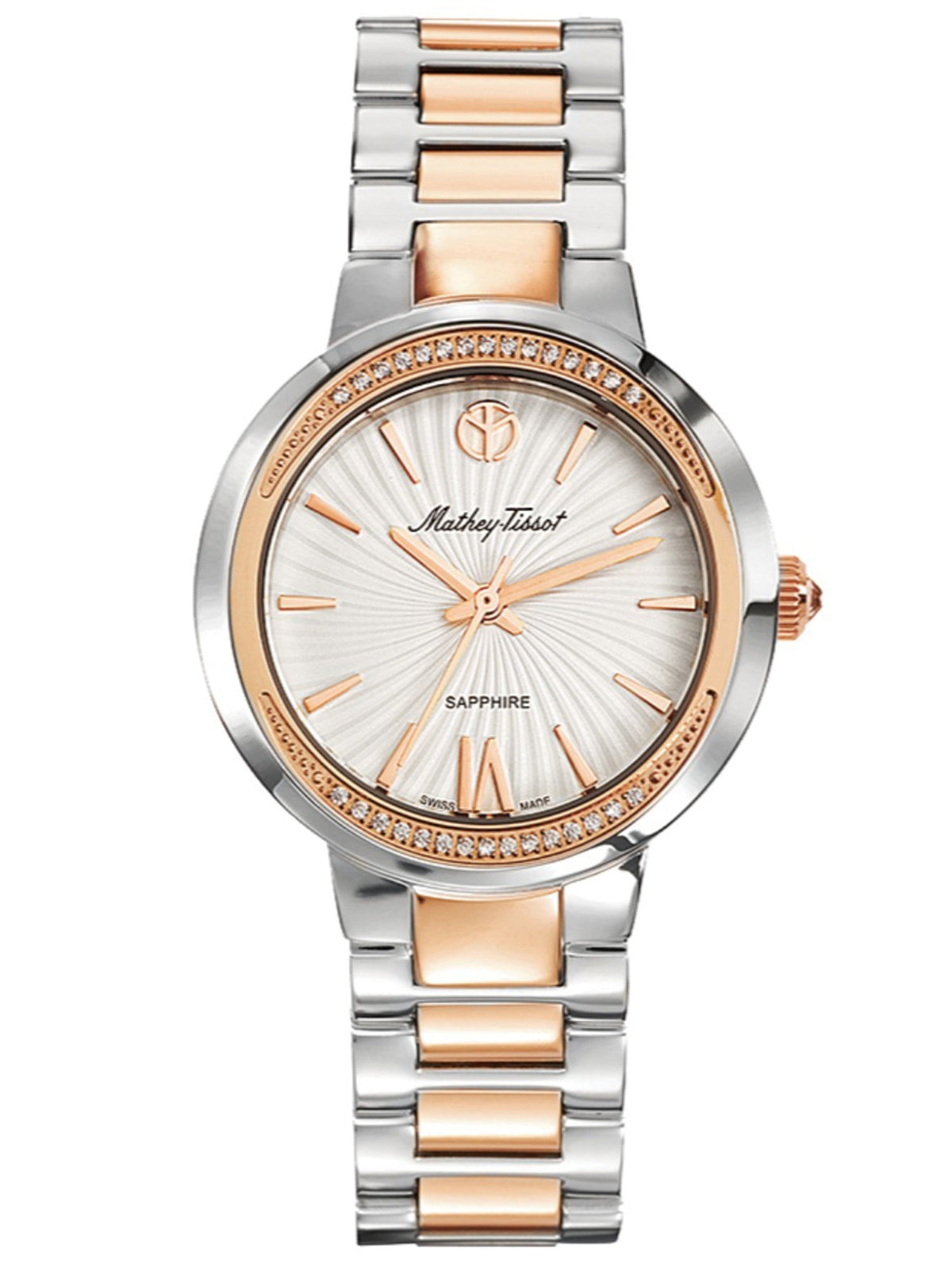 Mathey-Tissot Analog White Dial Women&