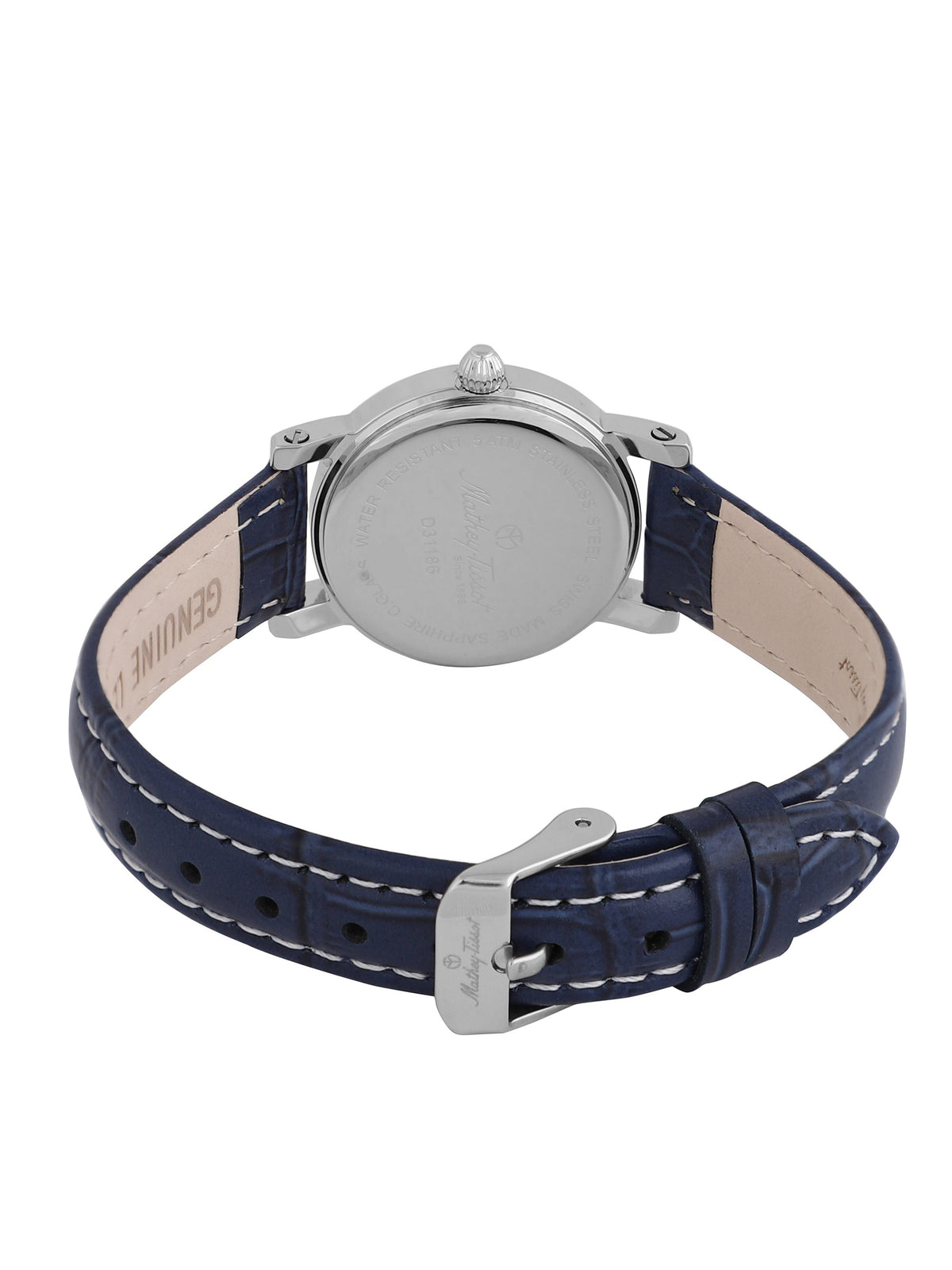 Mathey-Tissot Swiss Made Analog Blue Dial Ladies Watch-D31186ABU
