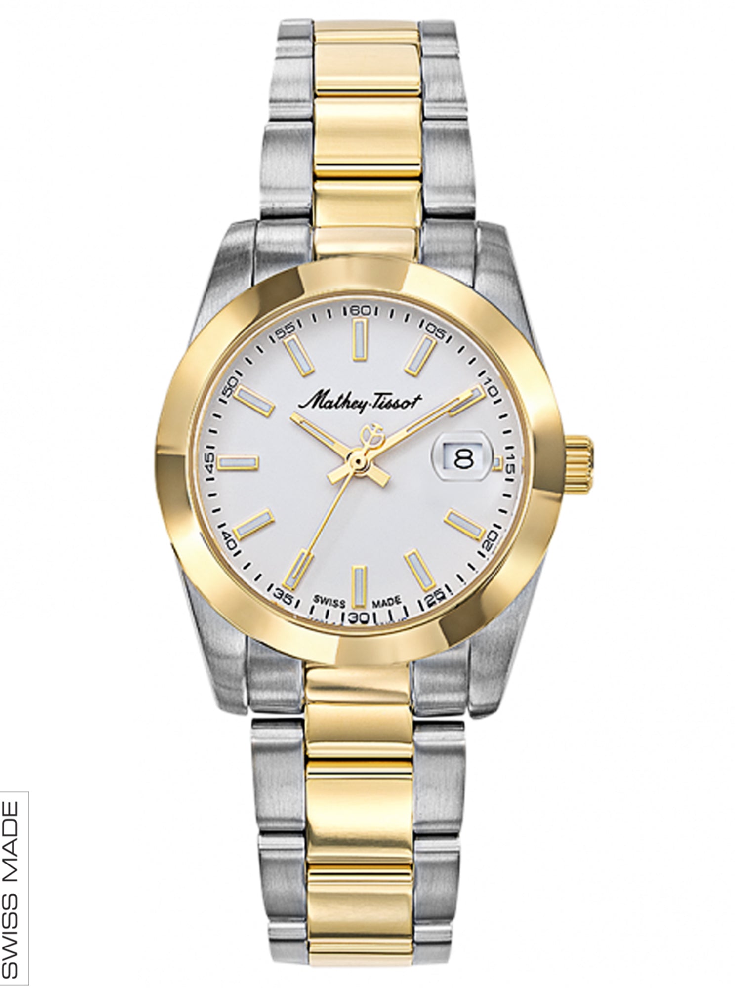 Mathey-Tissot White Dial Analog Watch for Women - D450BI