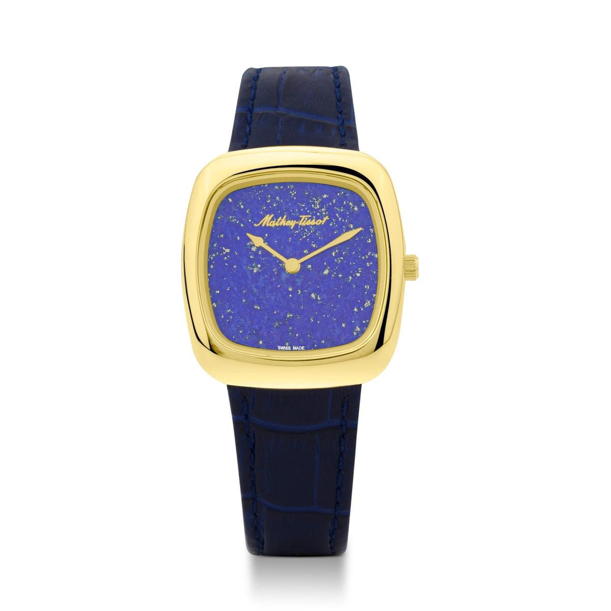 Mathey-Tissot Swiss Made Miss Quartz Blue Dial Analog Watch for Ladies - D538PLBU