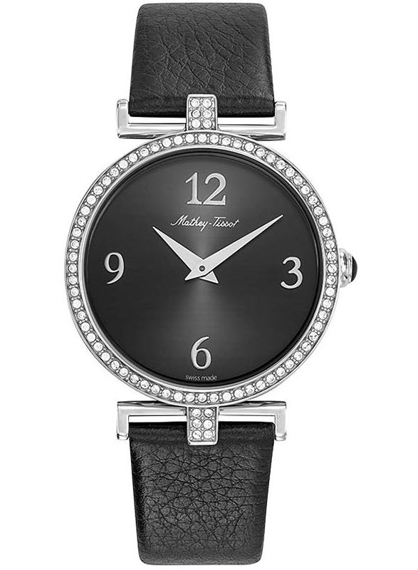 Mathey-Tissot Gaia Collection Black Dial Analog Women Watch - D587QAN
