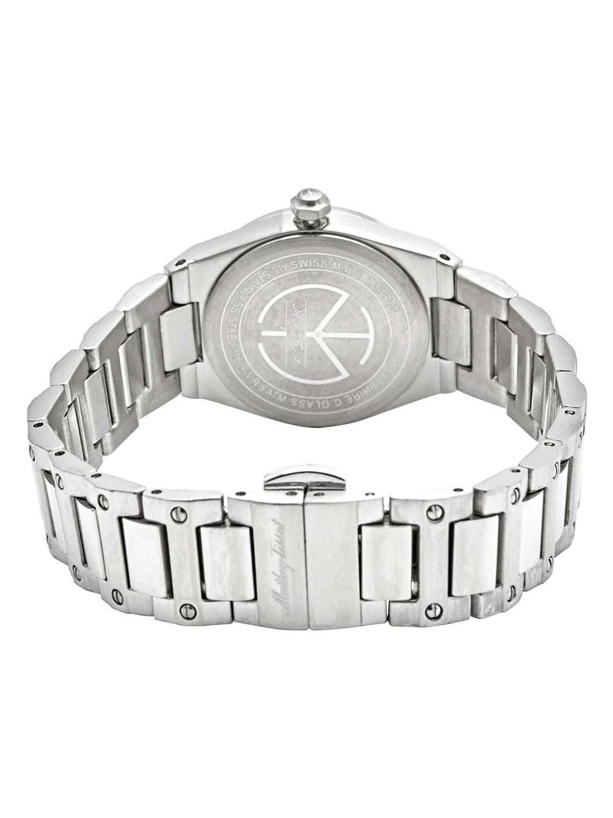 Mathey-Tissot Swiss Made Analog White Dial Ladies Watch-D680ABR_A
